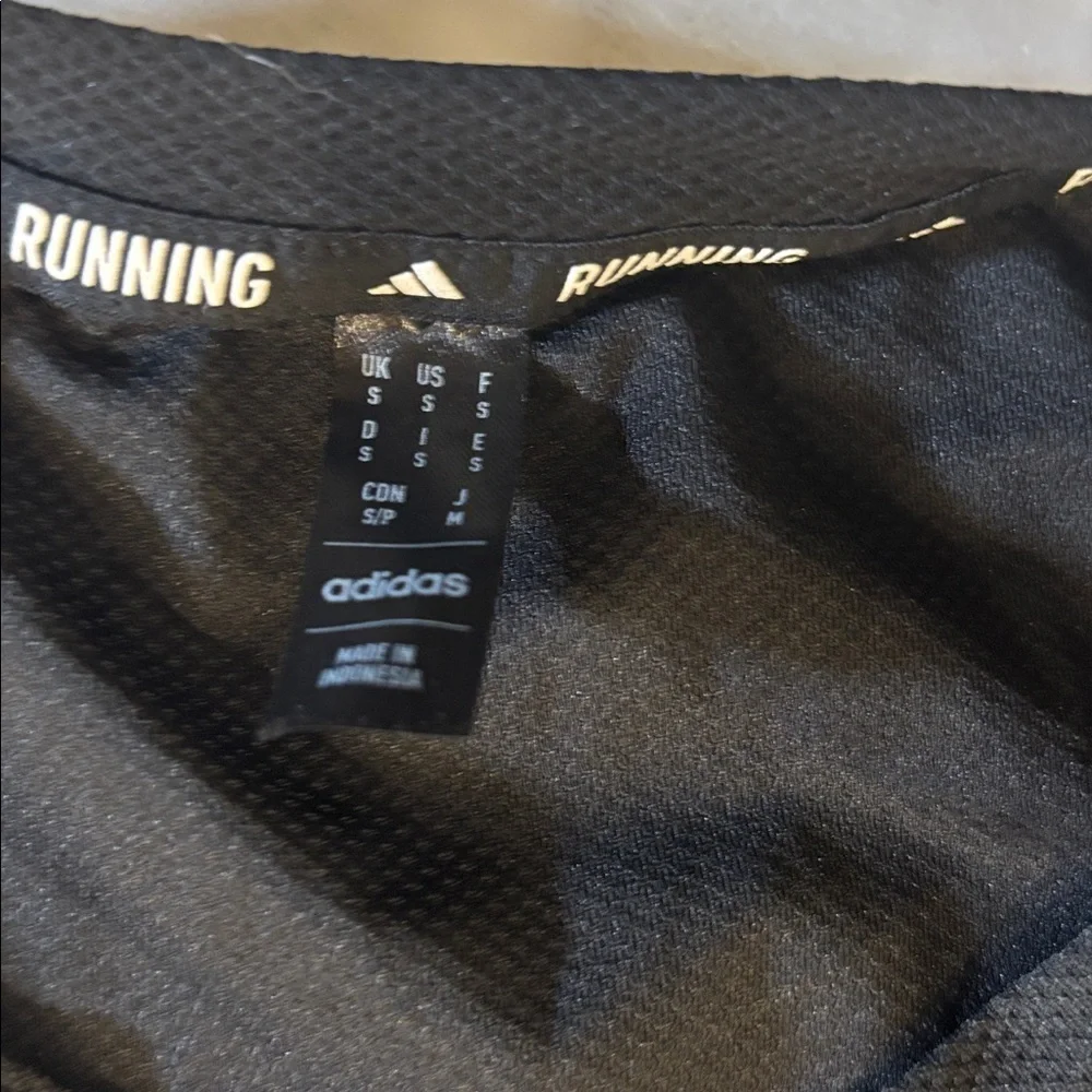 Adidas Men's “Own the Run” Black Short Sleeve Tee, size small